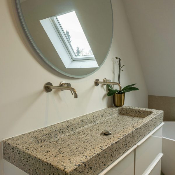 Terrazzo wastafel