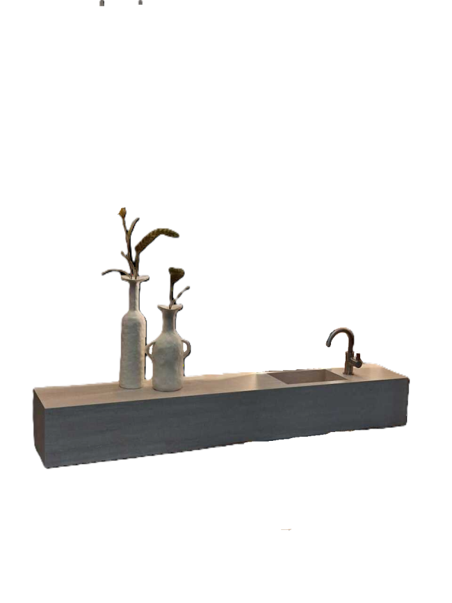 Toiletfontein van Keramiek. Op maat gemaakt.