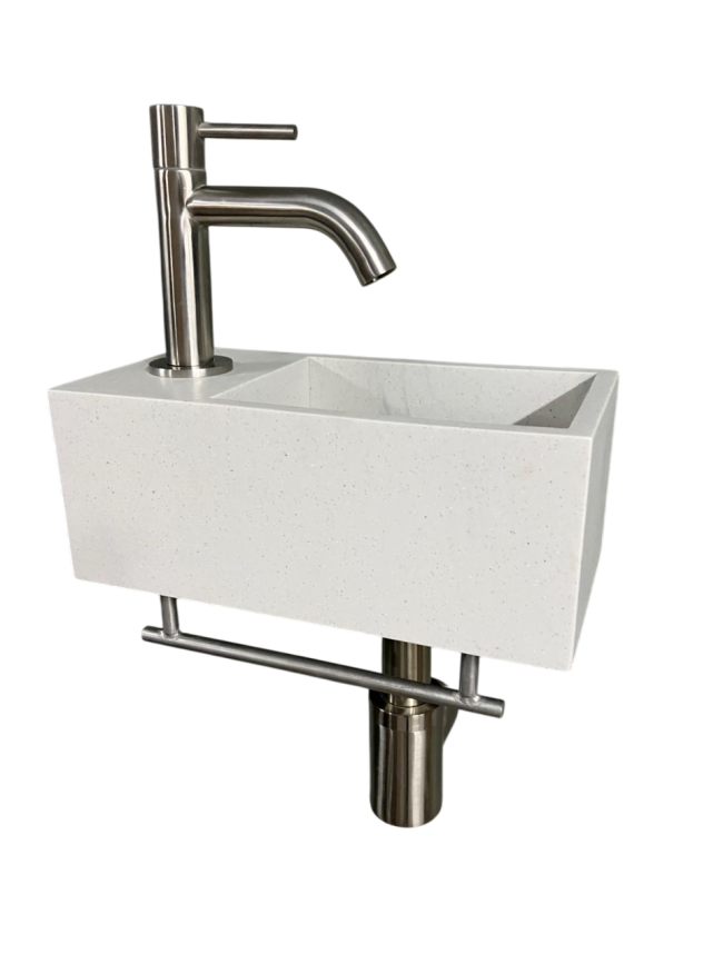 Maatwerk toiletfontein van Solid Surface