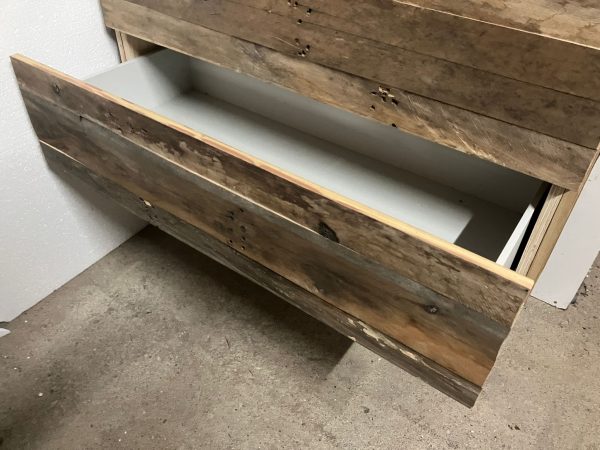 Badmeubel pallethout lade - Outlet